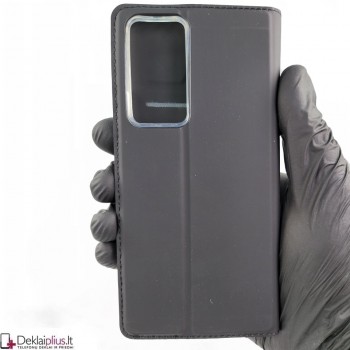 Dux Ducis Skin Pro dirbtinės odos dėklas - juodas (Xiaomi 12T/12T Pro)